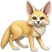 Fennec + lion sticker