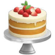 White chocolate cake sticker