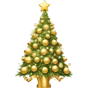 champagne christmas tree  sticker
