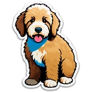 Golden doodle  sticker