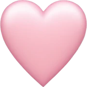 Light pink Heart  sticker