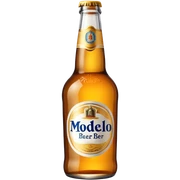 Modelo beer in a bottle sticker