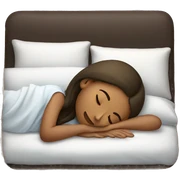 girl sleeping with ipad sticker