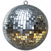 Disco ball sticker