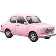 light pink car sticker