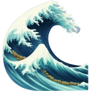 wave sticker