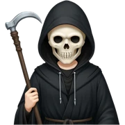 grim reaper sticker