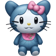 Stich hello kitty sticker