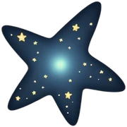 Shooting star sticker