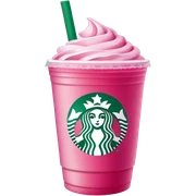 Starbucks pink sticker