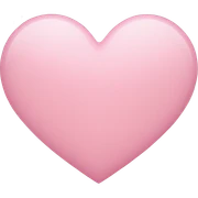 Light pink heart sticker