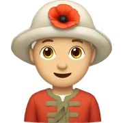 Poppy sticker