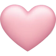 Pastel pink heart sticker