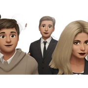 formal gathering of boys sticker