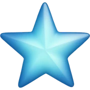 blue star sticker
