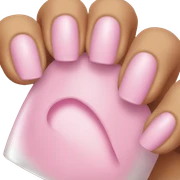 Pink nails  sticker