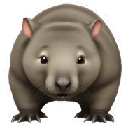 wombat ass sticker