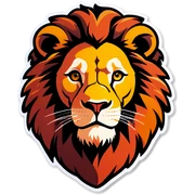 lion sticker