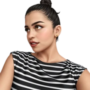 girl in striped outfit sticker
