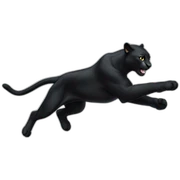Panther running (black) sticker