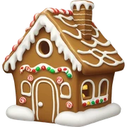 gingerbread house sticker