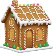 gingerbread house sticker