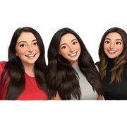 friends with radiant smiles sticker