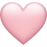 Light pink heart  sticker