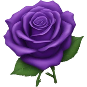purple rose sticker