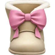 UGG whit a bow sticker