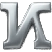 Realistic silver-metallic letter A, isolated.  sticker