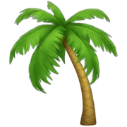 palm tree with wings sticker
