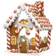 gingerbread house  sticker