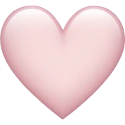 light pink heart sticker