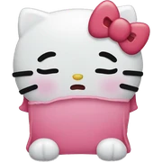 hello kitty crying sticker
