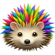 Gay hedgehog sticker