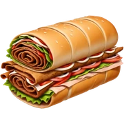 sliced doner roll sticker
