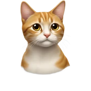 Kurdeleli kedi sticker