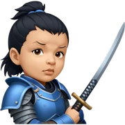 Samurai Defender sticker