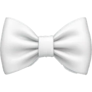 white bow sticker