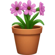 flower pot sticker