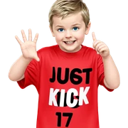 smiling boy with blue eyes sticker