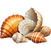 Small seashells sticker
