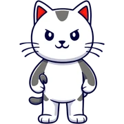 Roblox cat sticker