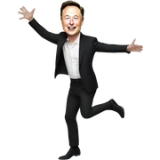 elon musk dancing sticker