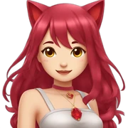 ruby Neko girl sticker