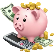 saving money sticker
