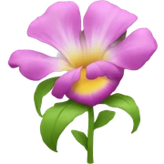 Flower sticker