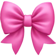 pink bow sticker