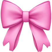 pink bow sticker